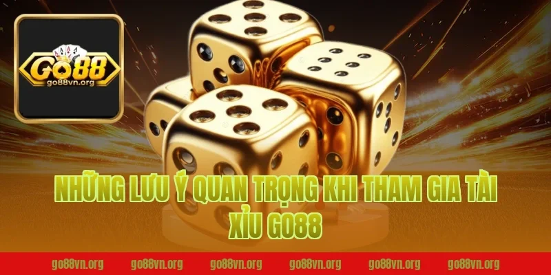 Những Lưu Ý Quan Trọng Khi Tham Gia Tài Xỉu Go88